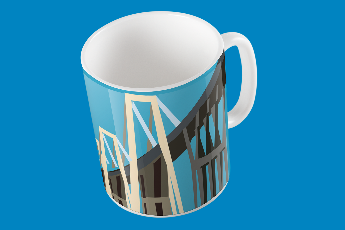 Taza de Cerámica Maracaibo 11oz - Diseño Exclusivo Venezuela