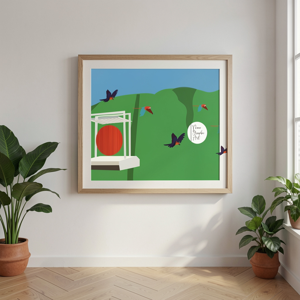 Poster Arte Cinético Estilo Soto | Decoración Geométrica Moderna