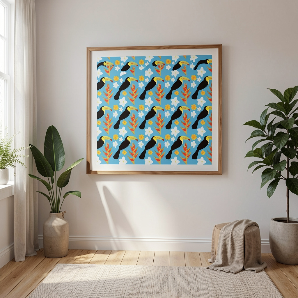 Poster de Tucán Tropical | Arte Decorativo para Paredes