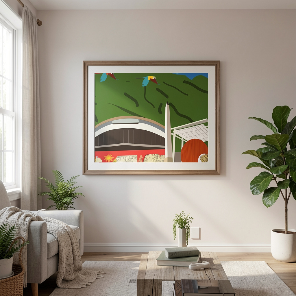 Poster Iconos de Caracas | Ilustración Artística de la Ciudad
