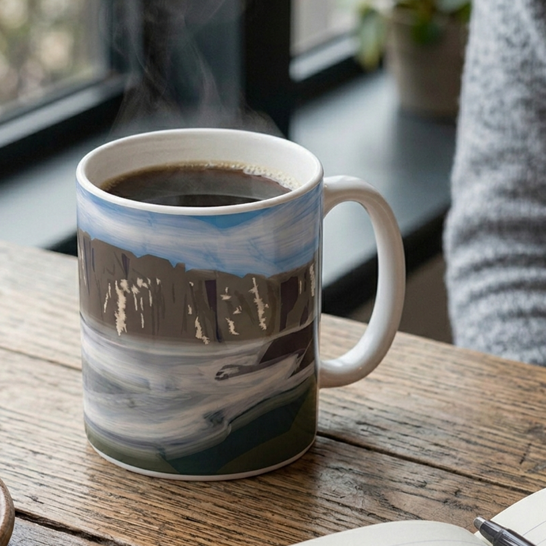 Taza de Cerámica Roraima Tepuy – Regalo Venezolano de la Gran Sabana