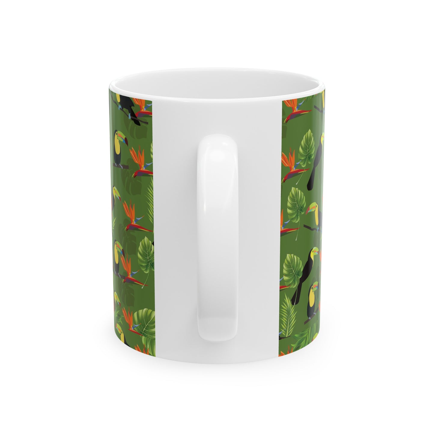 Tropical Pattern Ceramic Mug 11oz