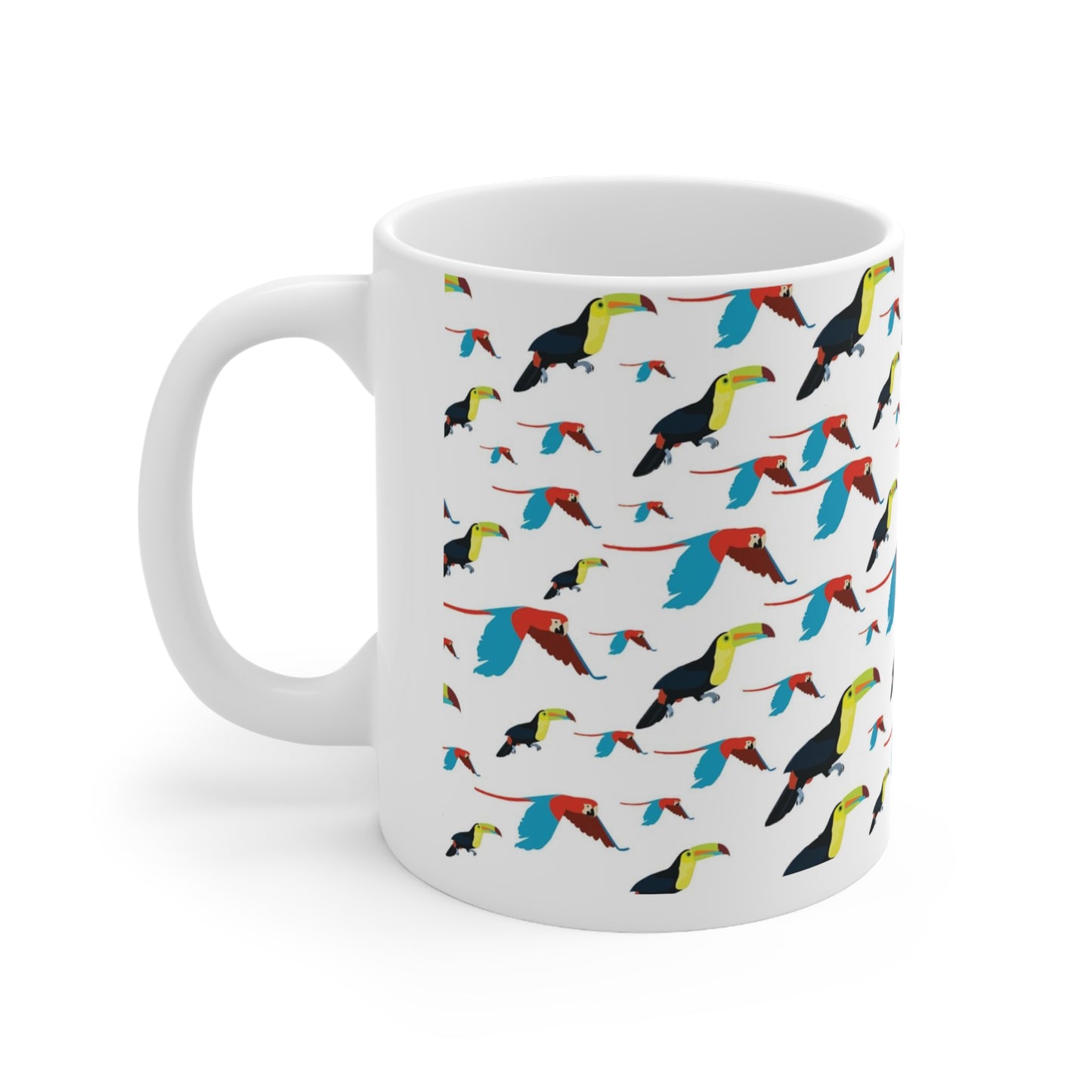 Guacamayas y Tucanes Ceramic Mug 11oz
