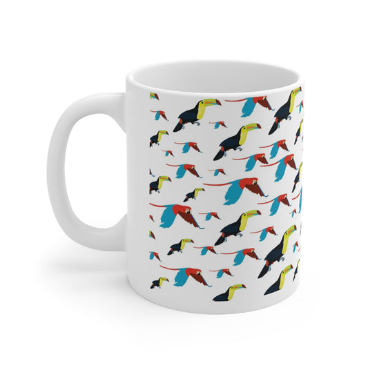 Guacamayas y Tucanes Ceramic Mug 11oz