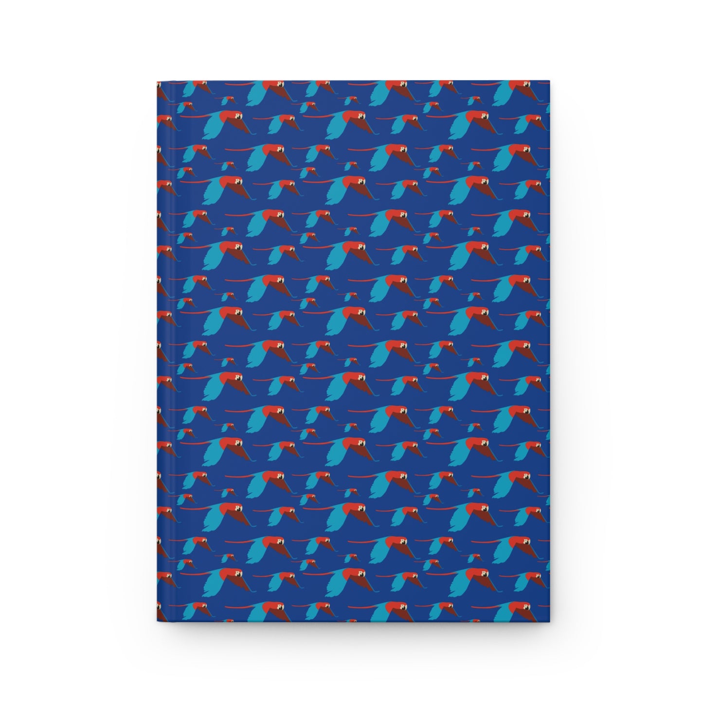 Blue Macaw Hardcover Journal – Caracas-Inspired Nature Notebook for Travel & Daily Writing