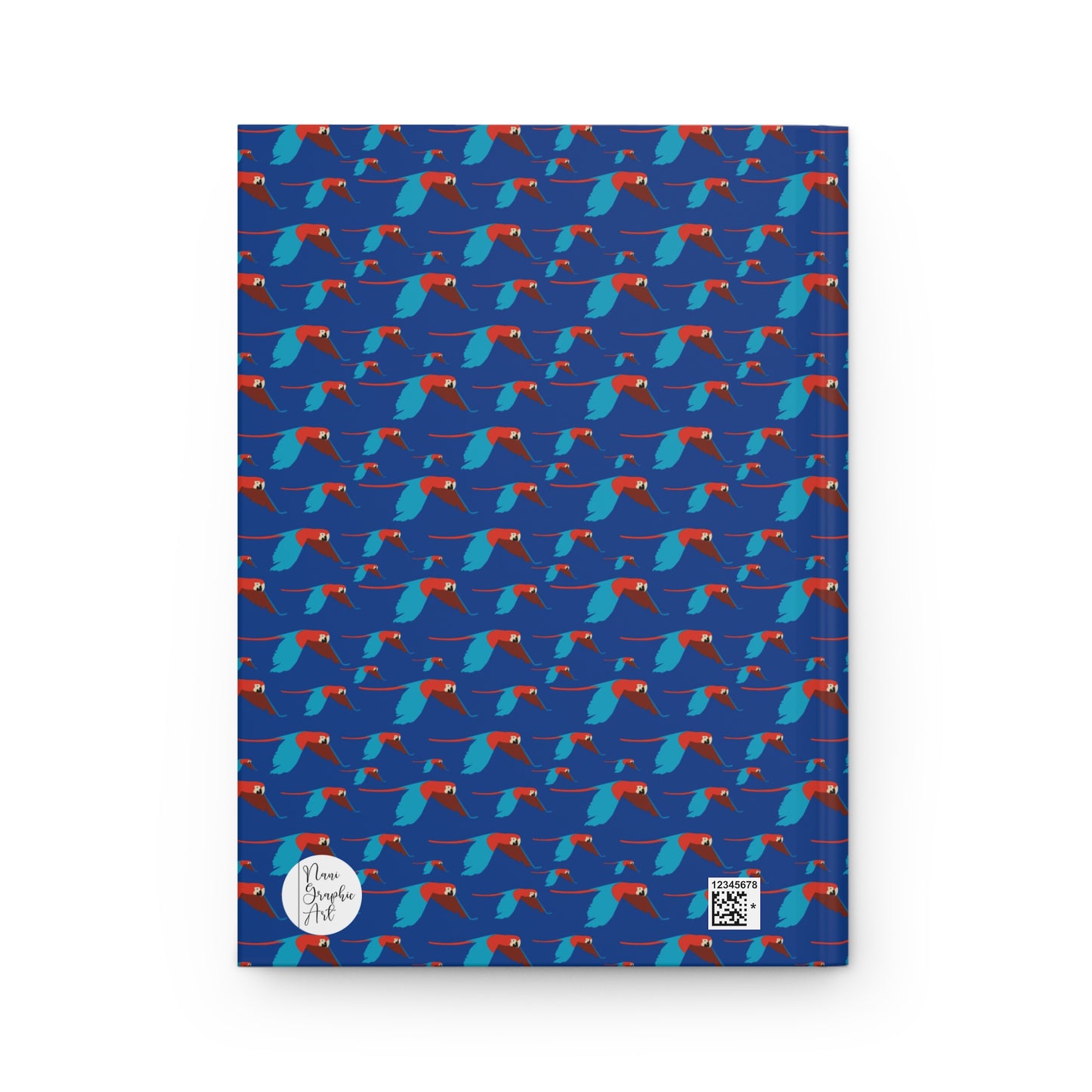 Blue Macaw Hardcover Journal – Caracas-Inspired Nature Notebook for Travel & Daily Writing