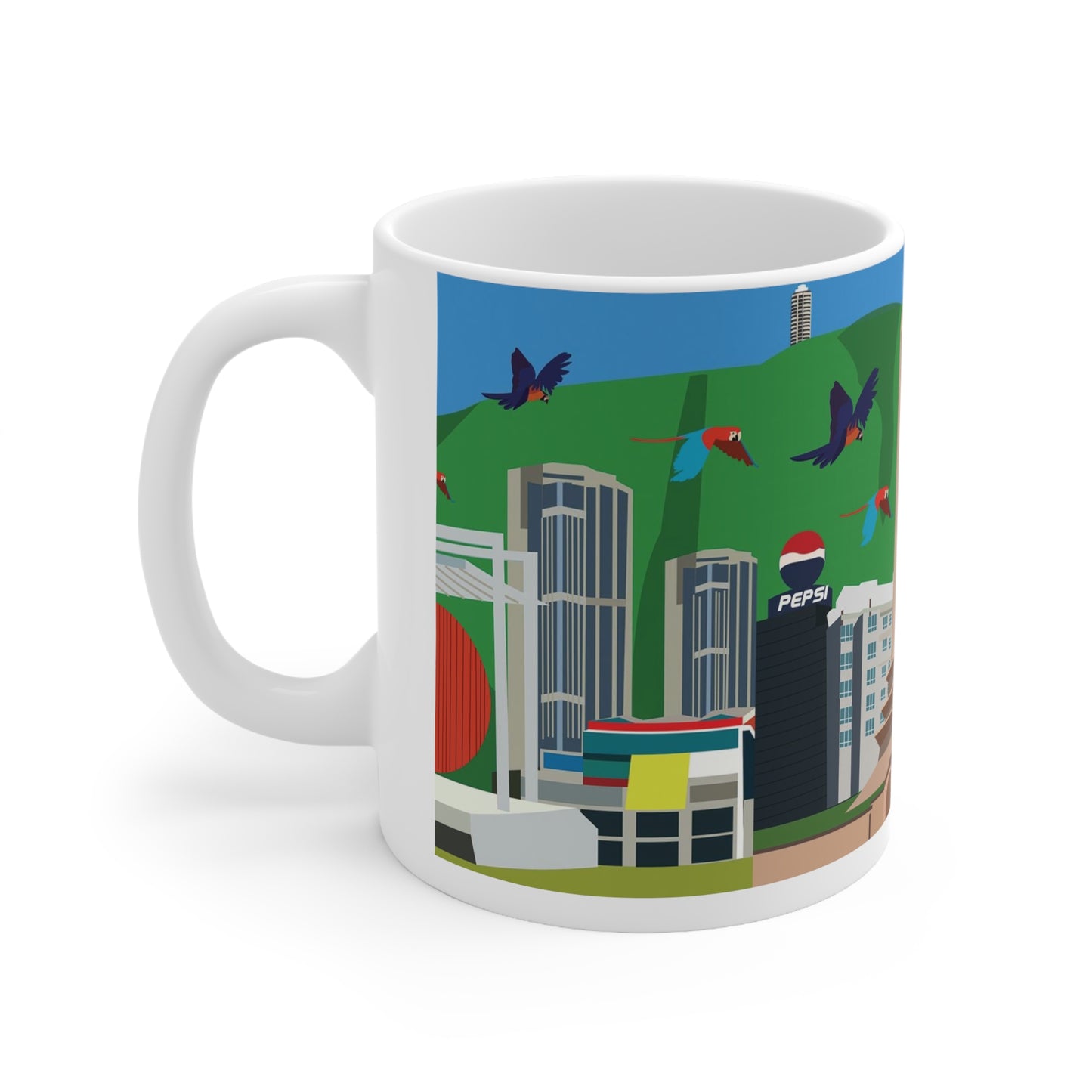 Triptico Ceramic Mug 11oz