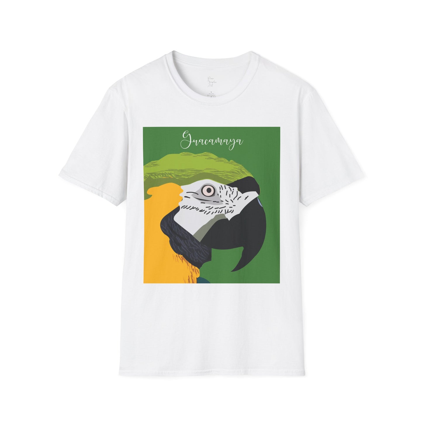 Macaw Bird T-Shirt — Venezuelan Tropical Parrot Design