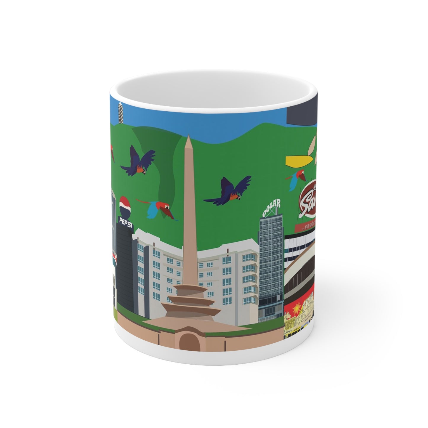 Triptico Ceramic Mug 11oz