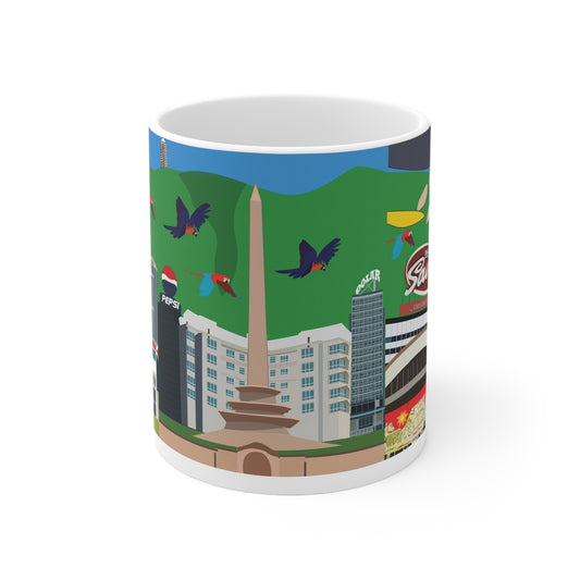 Triptico Ceramic Mug 11oz