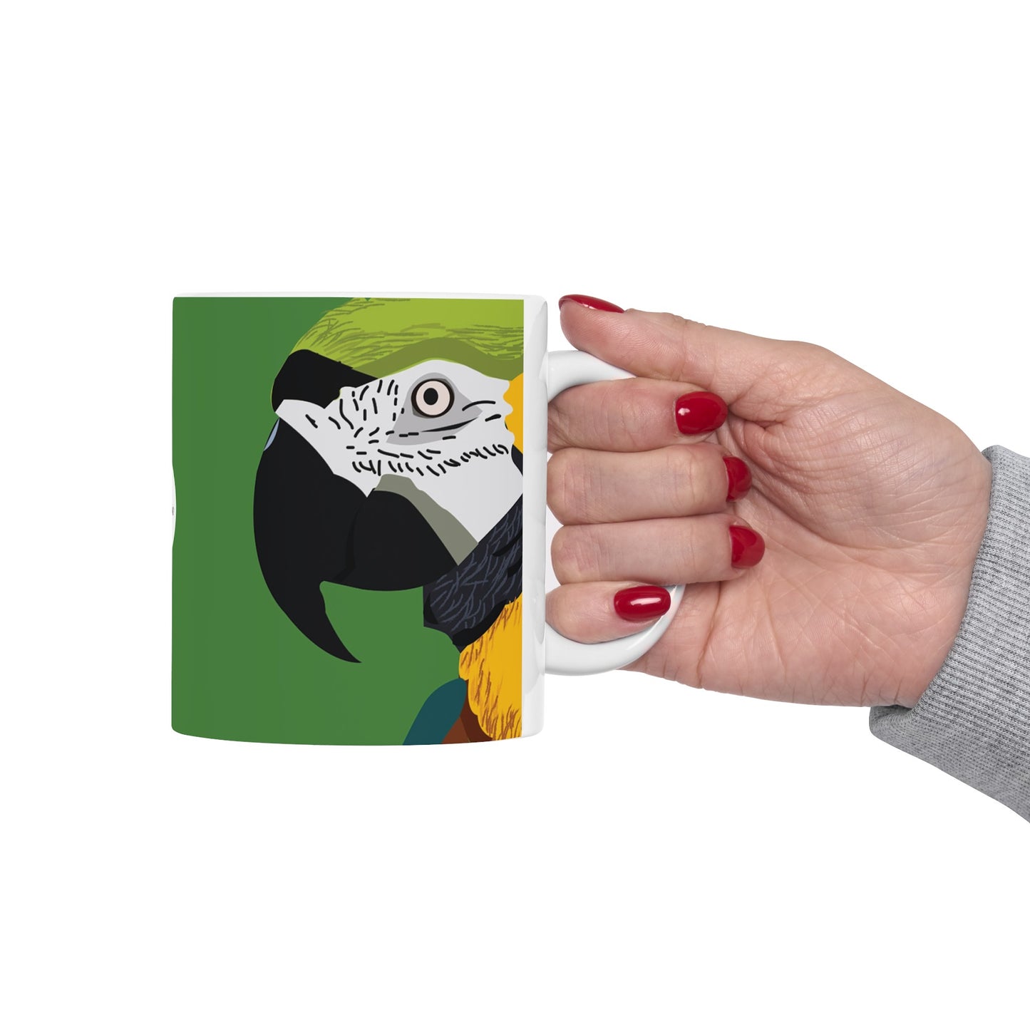 Guacamaya Ceramic Mug 11oz
