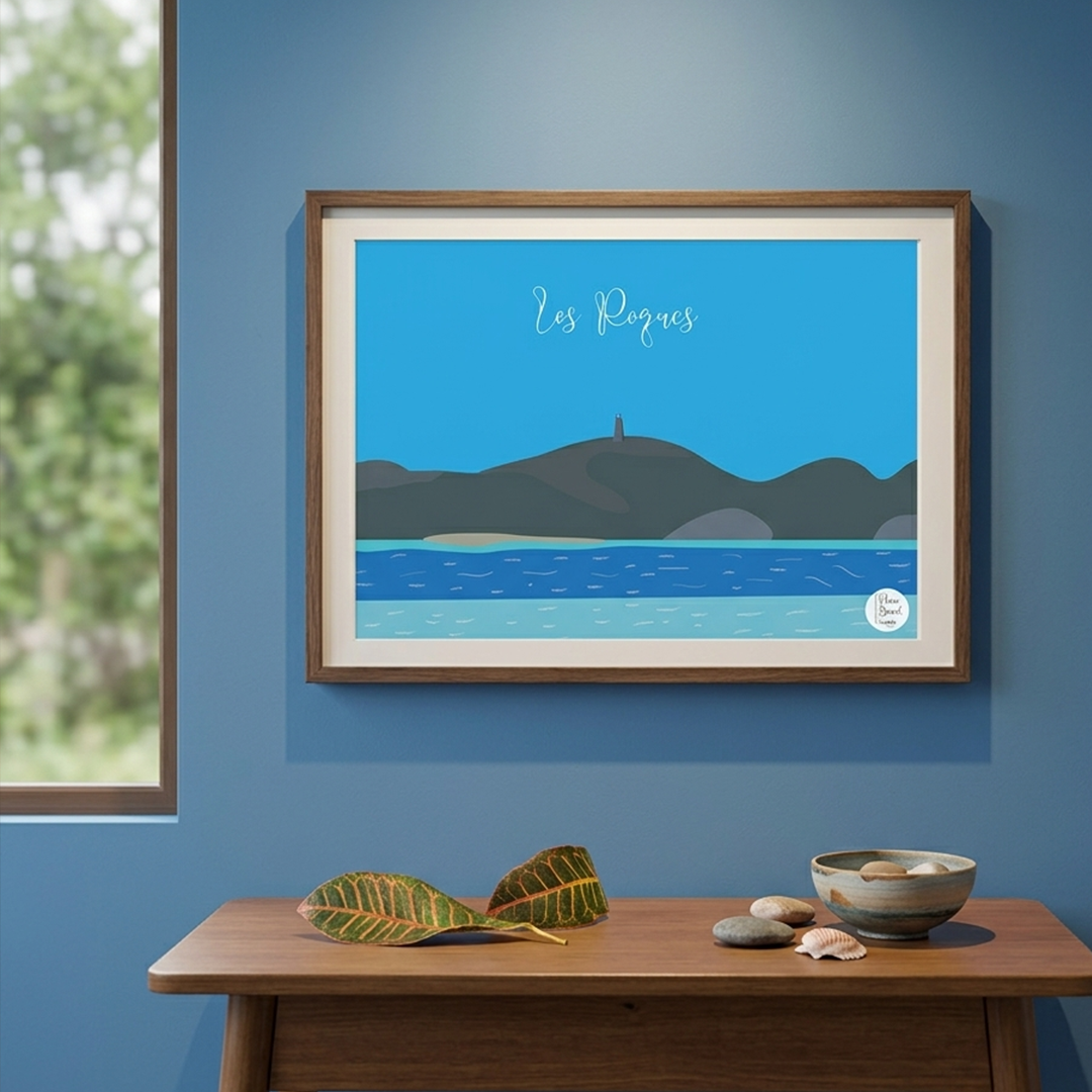 Póster  Los Roques Venezuela | Cuadro Decorativo de Playa