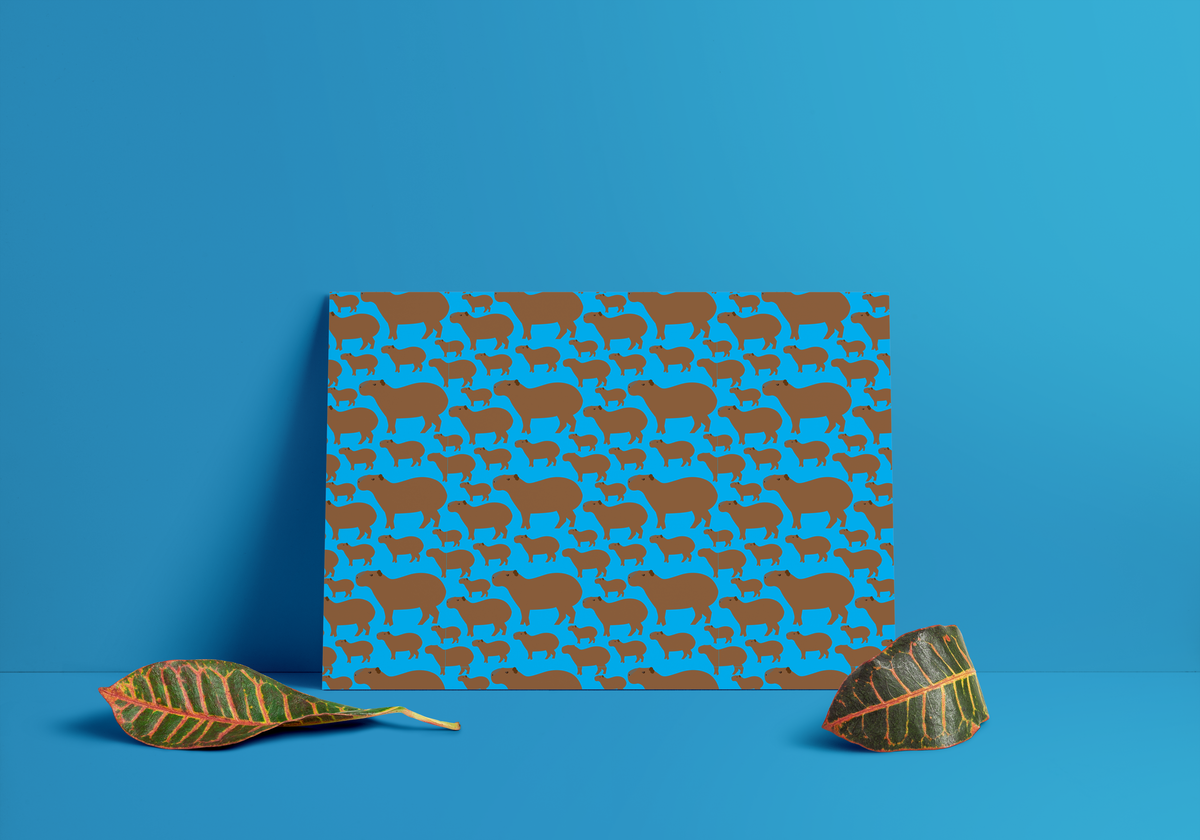 Poster de Chigüire para Decoración | Papel Glasé Premium 300g