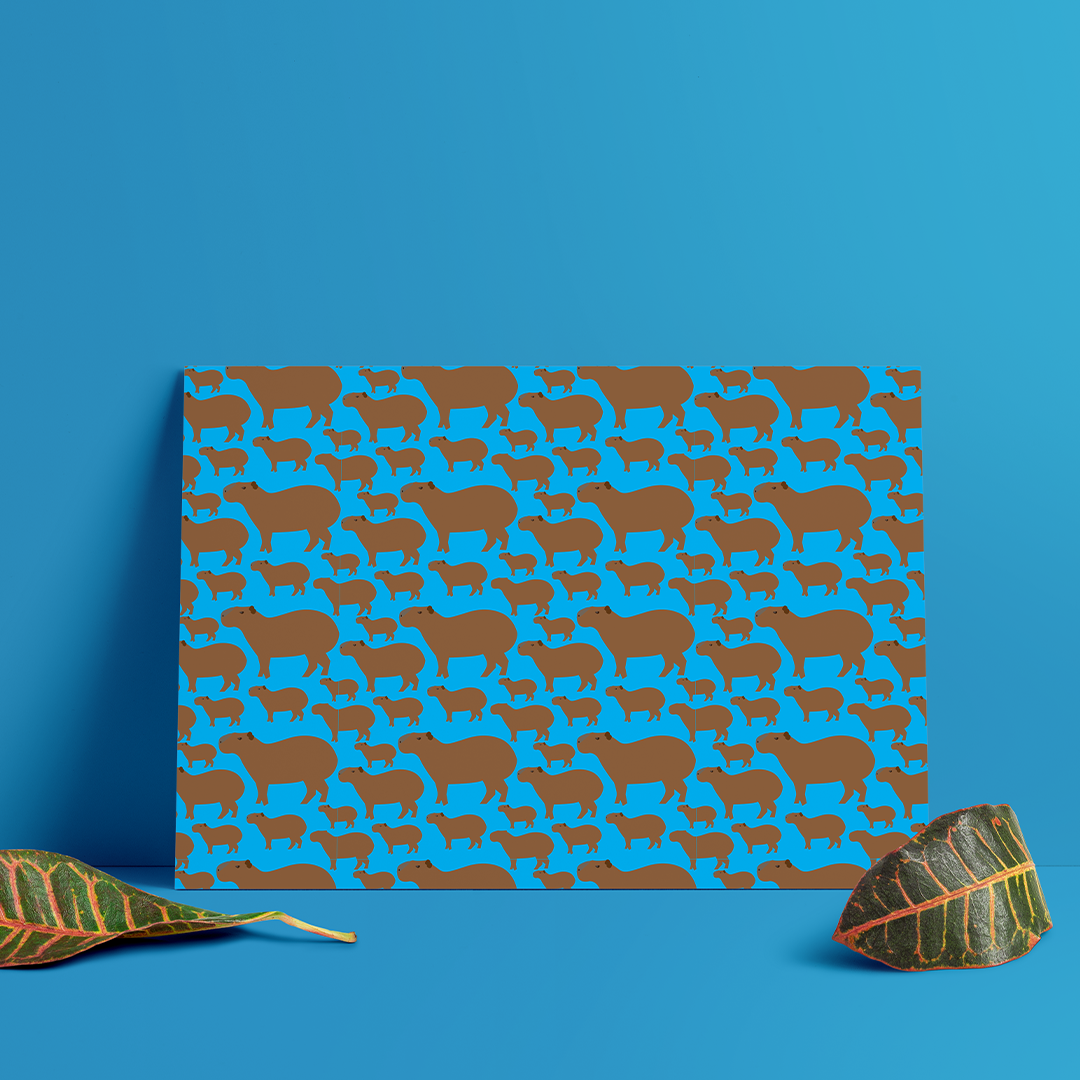 Poster de Chigüire para Decoración | Papel Glasé Premium 300g