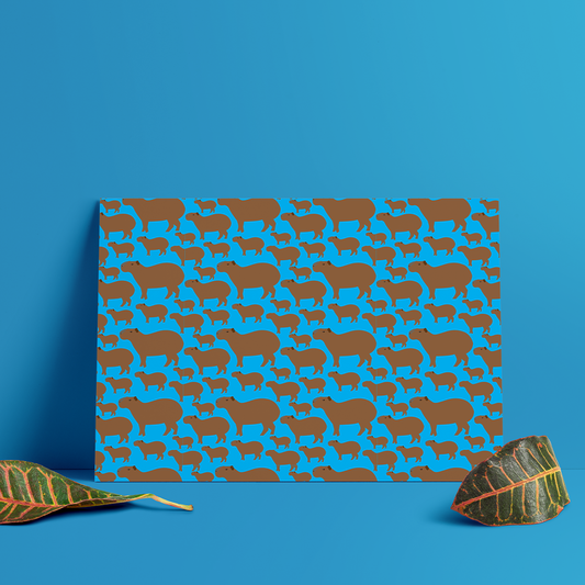 Poster de Chigüire para Decoración | Papel Glasé Premium 300g