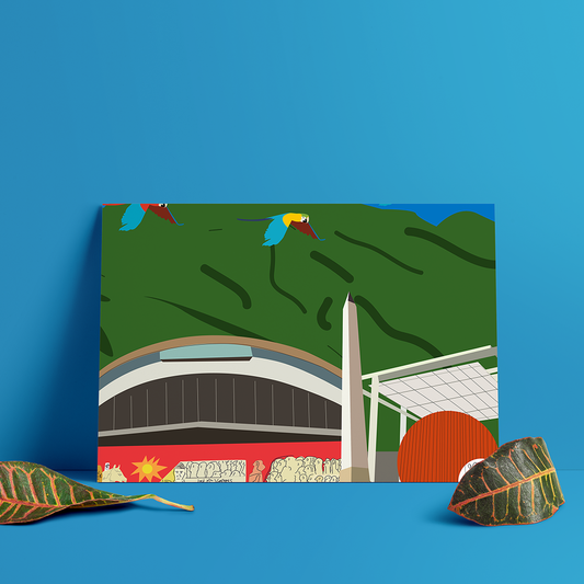 Poster Iconos de Caracas | Ilustración Artística de la Ciudad