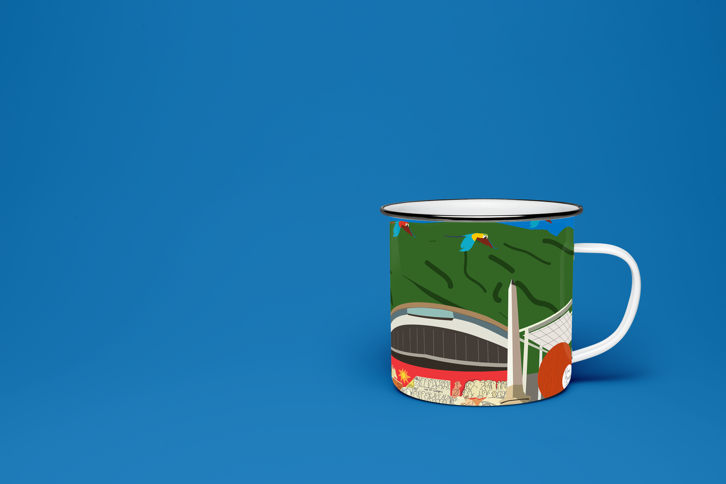 Taza de Peltre Caracas Iconos