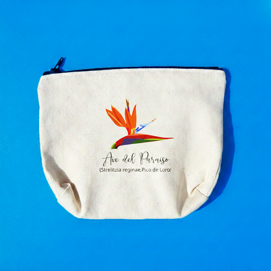 Estuche Multiuso "Aves del Paraíso" | Organizador para Viajes, Cables o Maquillaje