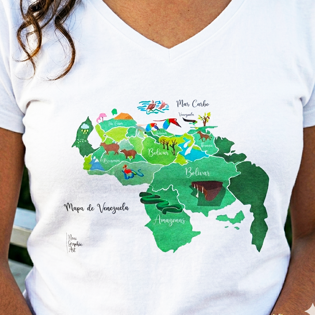 Franela Mapa de Venezuela en Microdurazno – Suave, Fresca y Duradera