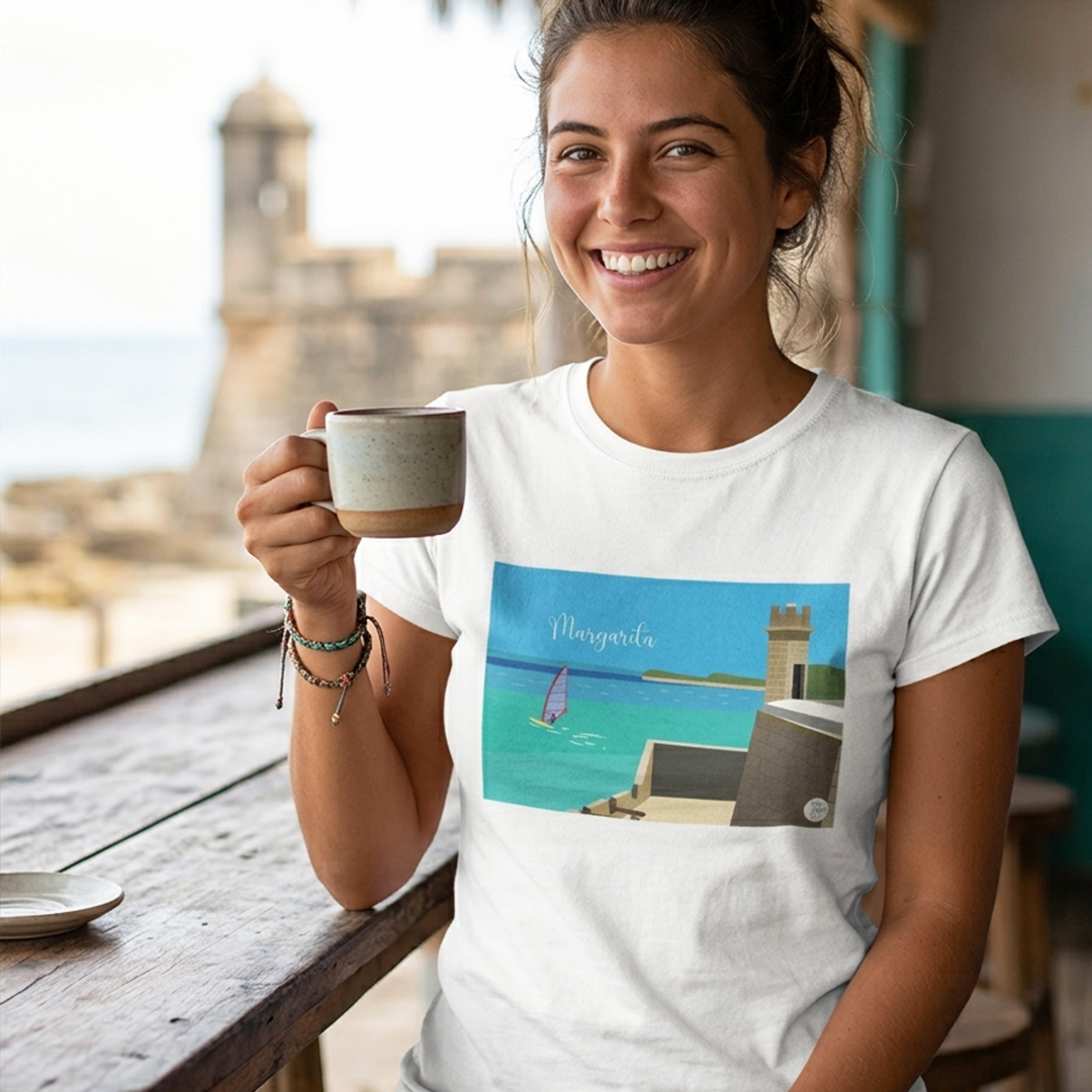 Franela Pampatar Margarita | Camiseta de Recuerdo de Venezuela