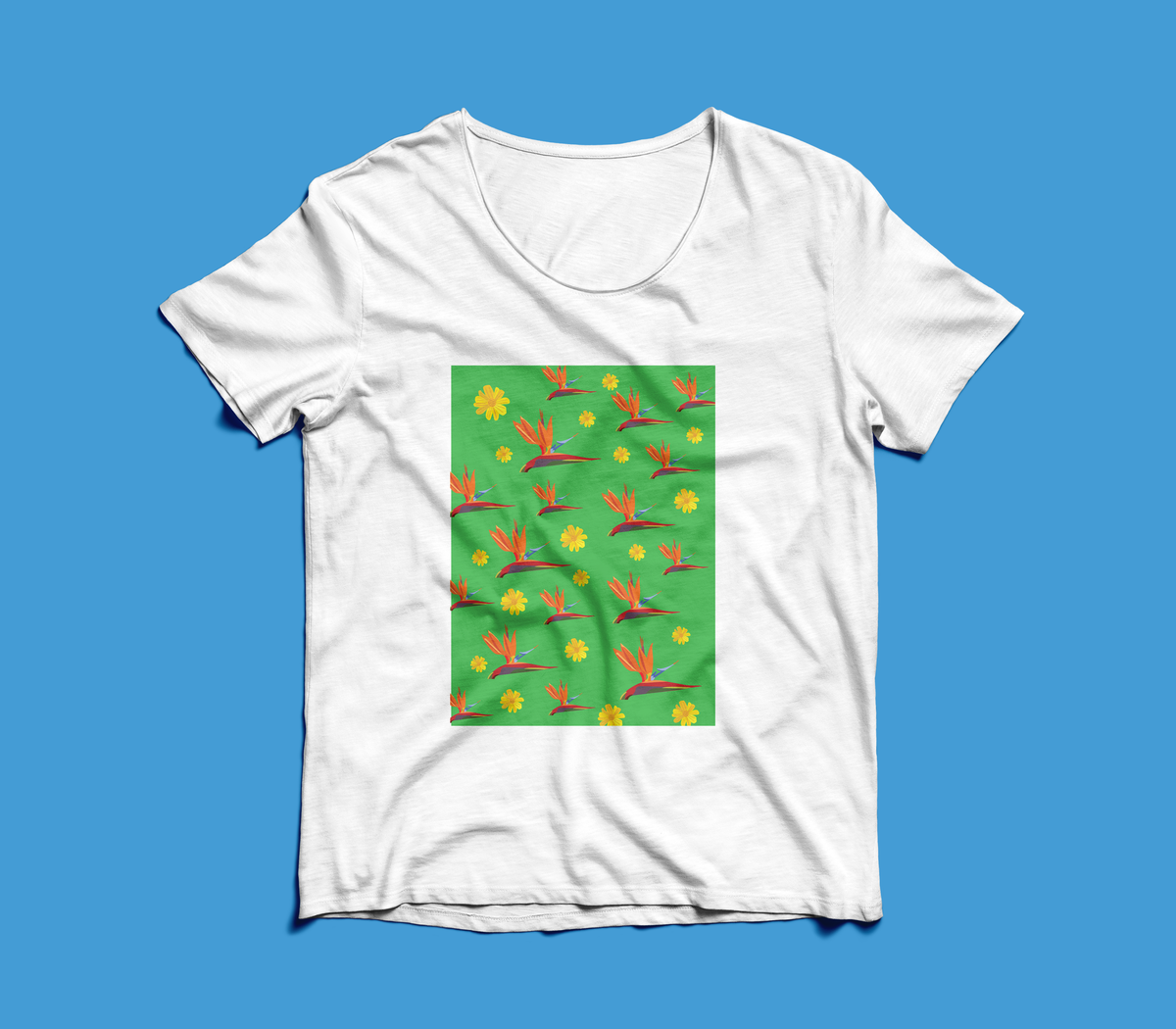 Franela Flores Tropicales  | Diseño Exclusivo | NaniGraphicart