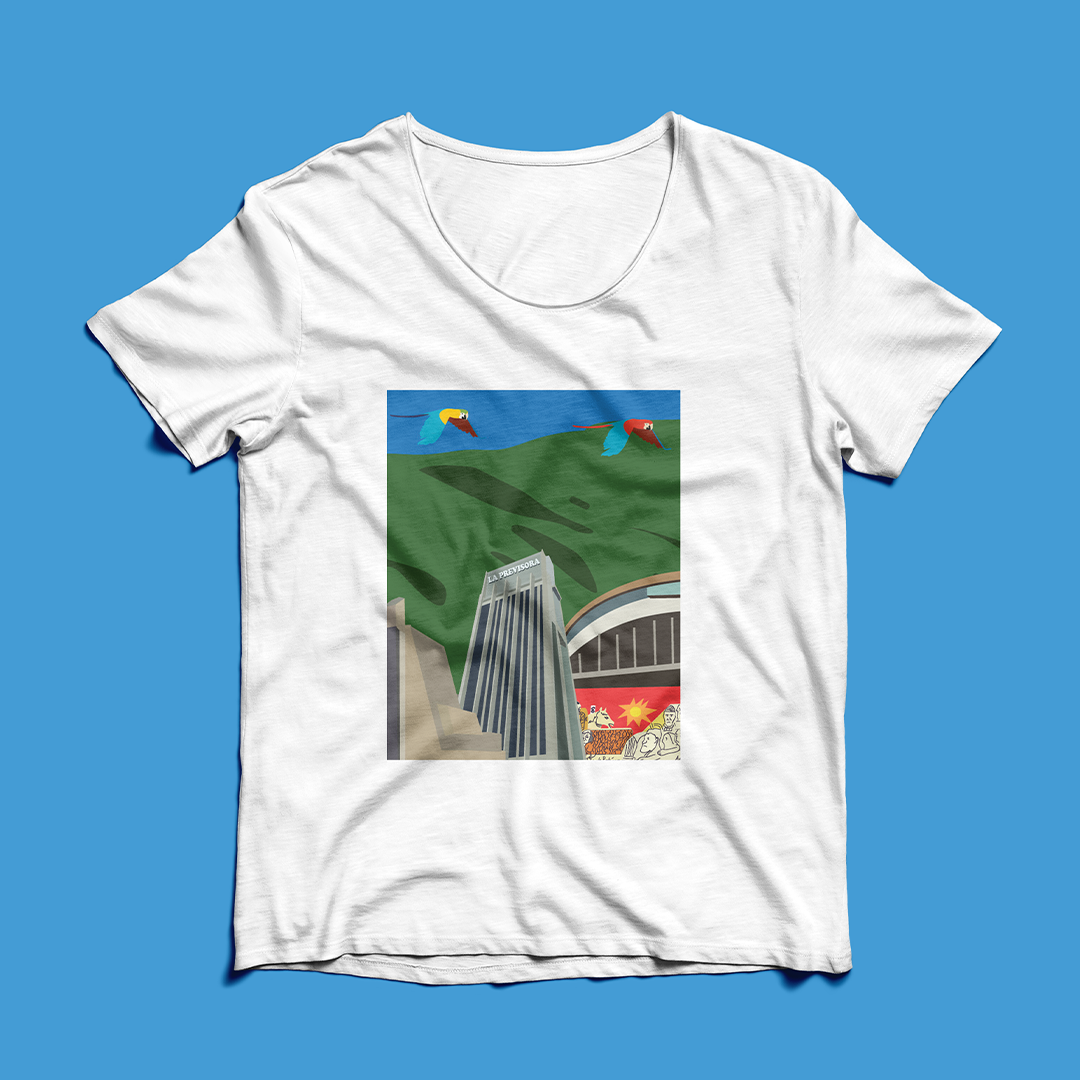 Franela Iconos Caracas | Diseño Venezolano | NaniGraphicart