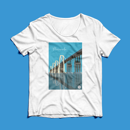 Franela Maracaibo Ilustrada | Diseño Exclusivo NaniGraphicart