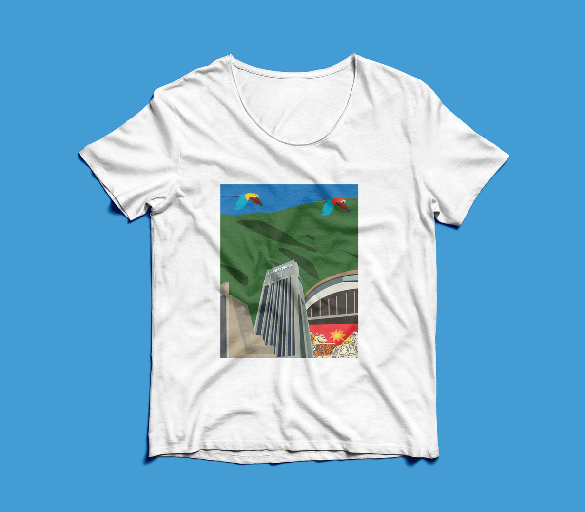 Franela Iconos Caracas | Diseño Venezolano | NaniGraphicart