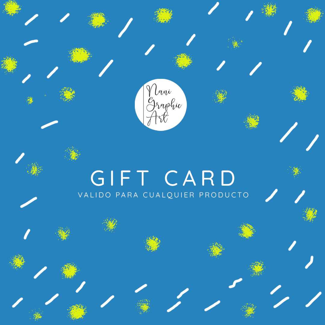 Nanigraphicart Shop Tarjeta de regalo