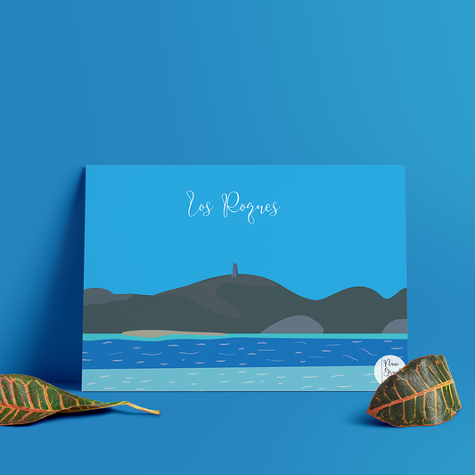 Póster  Los Roques Venezuela | Cuadro Decorativo de Playa