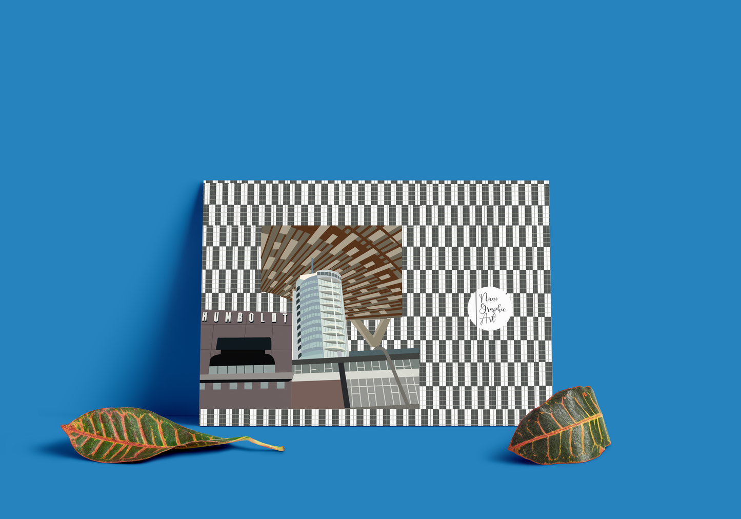 Poster Ilustrado Hotel Humboldt – Arquitectura Icónica de Caracas
