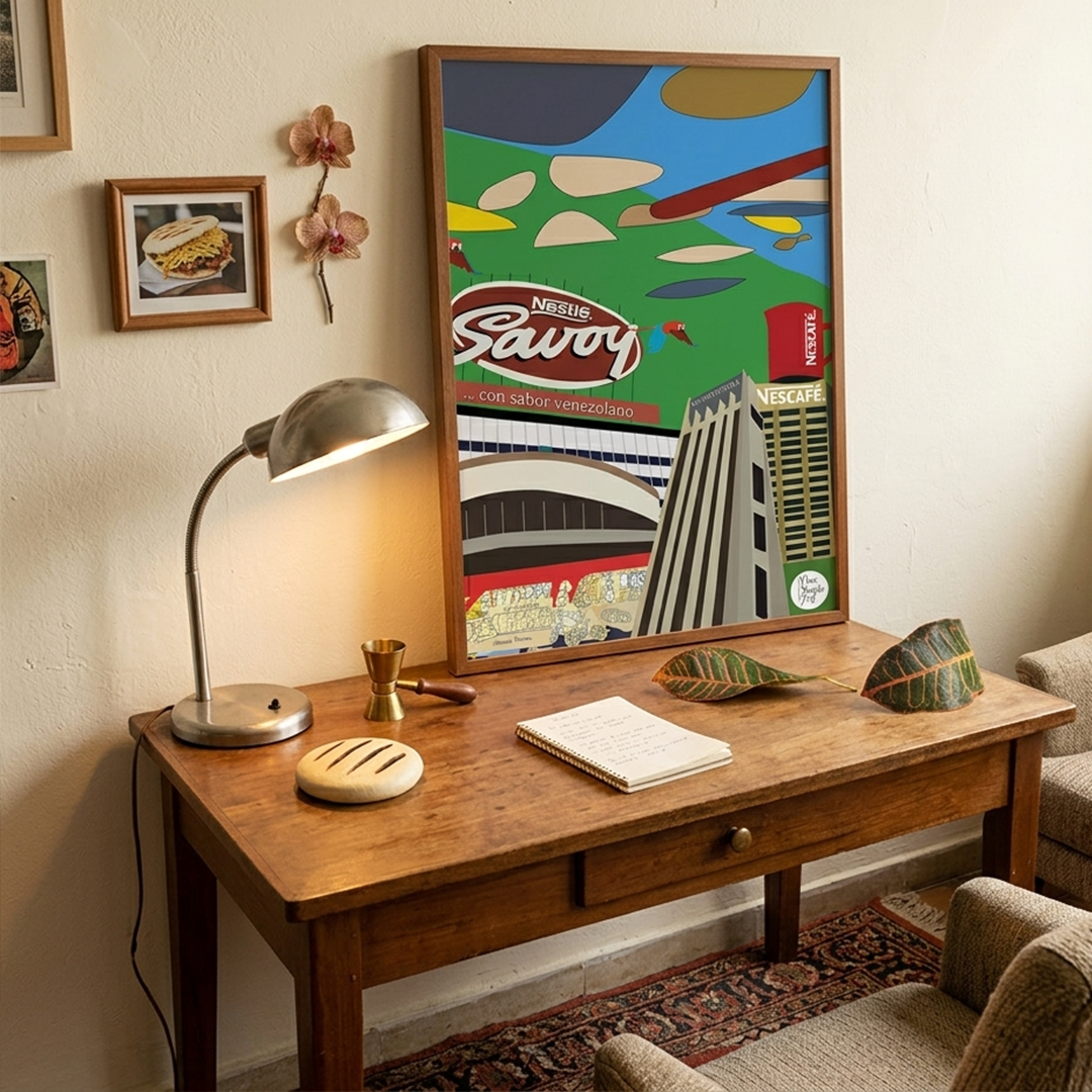 Póster de Savoy Retro | Cuadro Decorativo en Papel Glasé (42x29 cm)