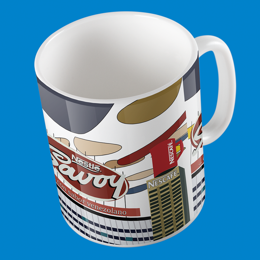 Taza de Cerámica Caracas Savoy - Regalo Icónico Venezolano