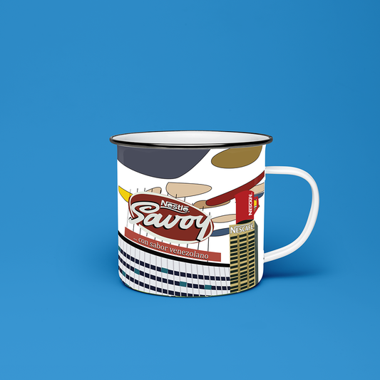 Taza de Peltre Savoy | Mug Vintage Exclusivo | NaniGraphicart