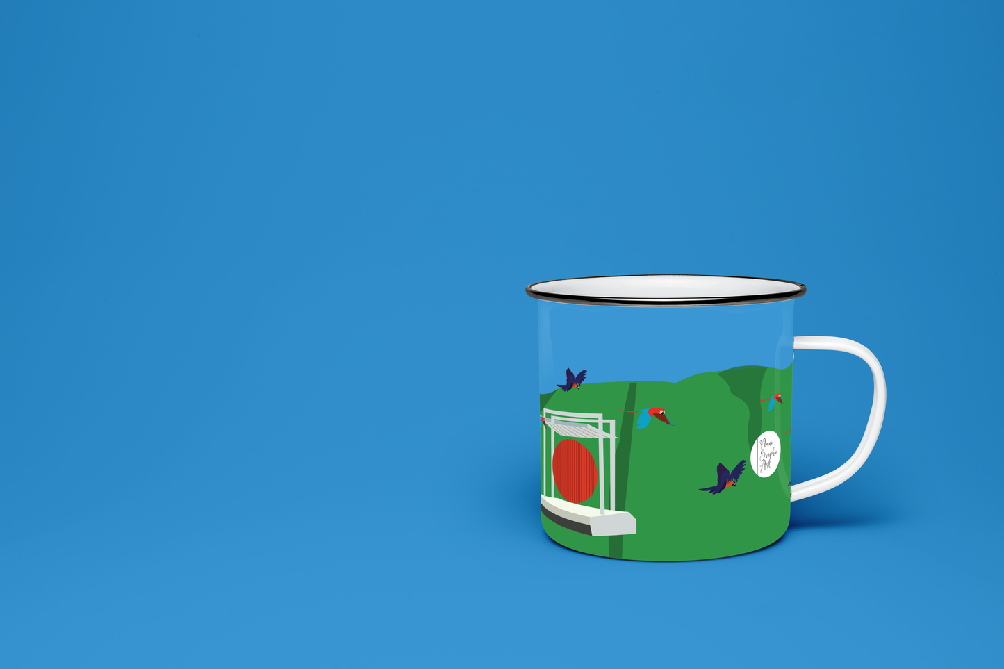 Taza de Peltre Soto | Arte Cinético | Edición Exclusiva