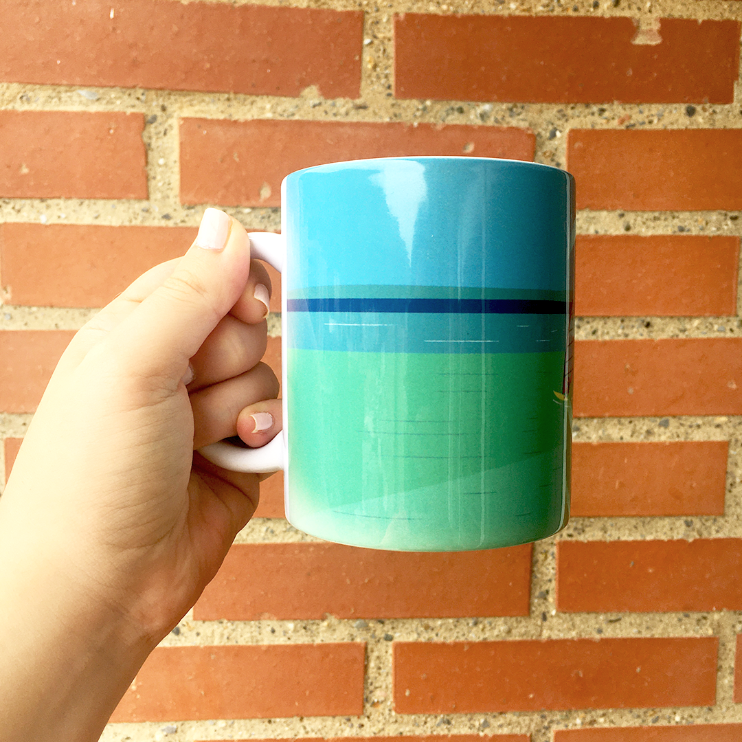Taza de Cerámica Pampatar Margarita – Regalo Venezolano de la Isla