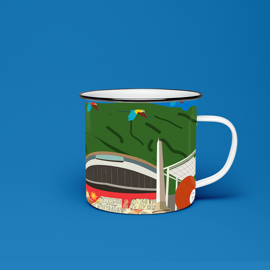 Taza de Peltre Caracas Iconos