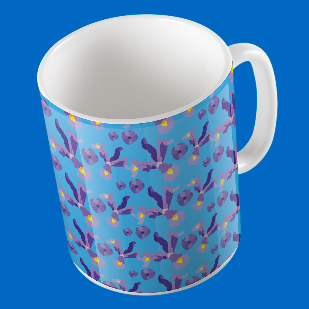 Taza de Cerámica Orquídeas Venezolanas | Arte Floral | NaniGraphicart