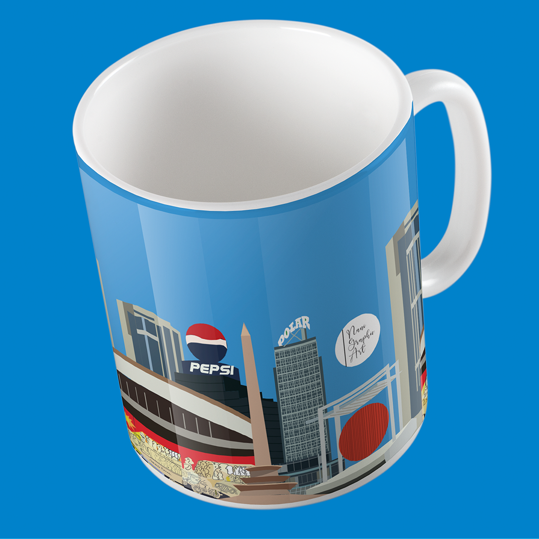 Taza de Cerámica Mural de Zapata - Regalo Venezolano