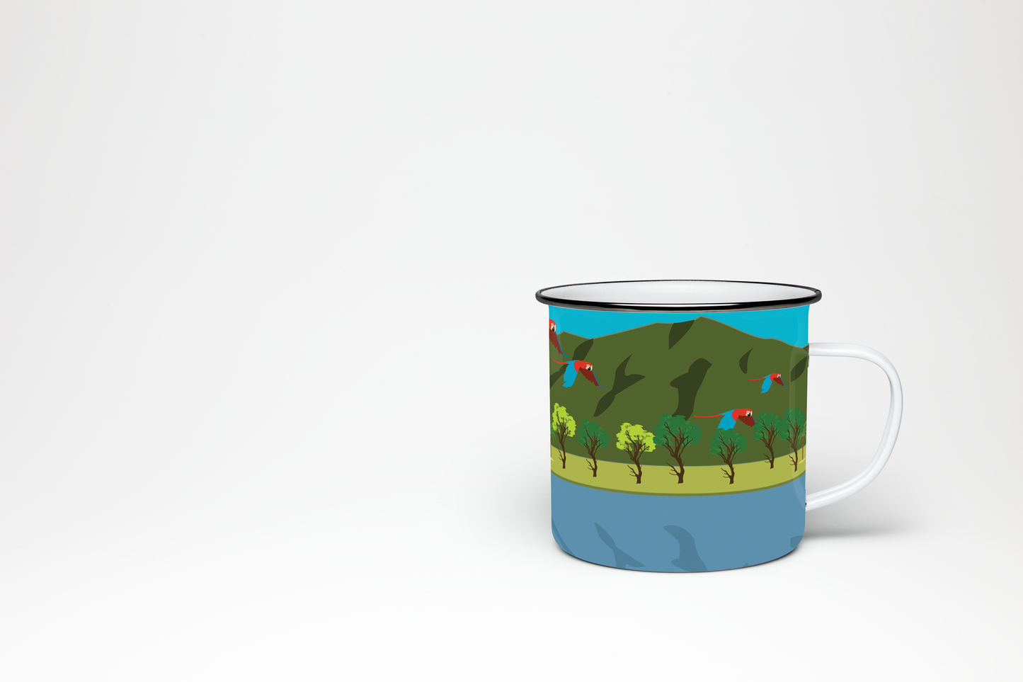 Taza de Peltre Caracas | Diseño Urbano Venezolano | NaniGraphicart